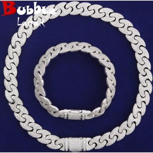 Necklace Bracelet Jewelry Set Mens Hip Hop Street Rock