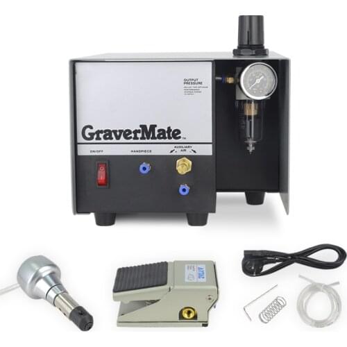 Single 110/220v Pneumatic Impact Engraving Machine GraverMate Jewelry Engraver