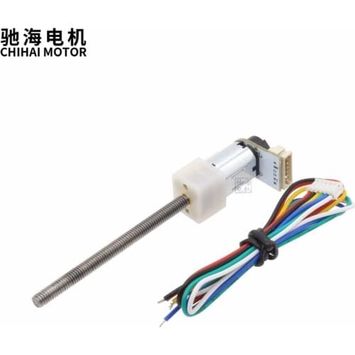 Chihai Motor CHF-GM12-N20VA M4 Screw shaft DC 3V 6V 12V 7PPR Encoder Motor Reducer Carbon brush Gear Motor DC Gear Motor Popular