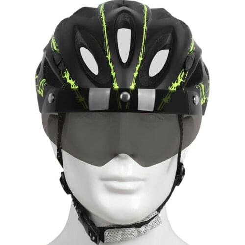 Adjustable Bicycle Helmet High Strength PC Shell Lightweight Mountain Road Cycling Helmet Safety Outdoor Riding Safety Helemt