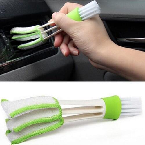 Car Air Conditioner Vent Brush Microfibre Car Grille Cleaner Auto Detailing Blinds Duster Brush Car-styling Auto Accessories