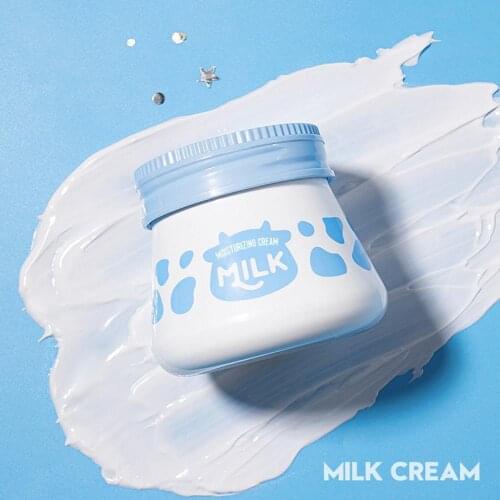 Milk Whitening Face Cream Hyaluronic Acid Moisturizing Brightening Skin Smoothing Anti-Aging Deep Nourishing Skin Care Product