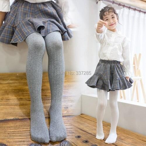 Girls warmer cotton tights Infant Knitted kids child pantyhose Anti-pilling Massage non-slip bottom children autumn Baby Tights