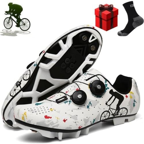 Cycling Shoes Sapatilha Ciclismo Mtb Men Sneakers Women Mountain Bike Self-Locking Breathable Racing Bicycle Road Cycling Shoes