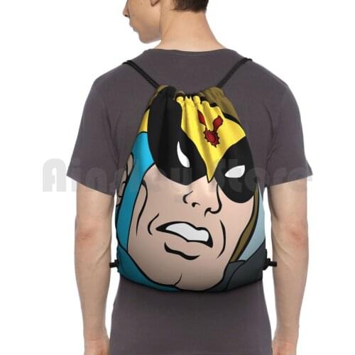 Harvey Birdman Backpack Drawstring Bags Gym Bag Waterproof Havey Bird Man Birdman Funny