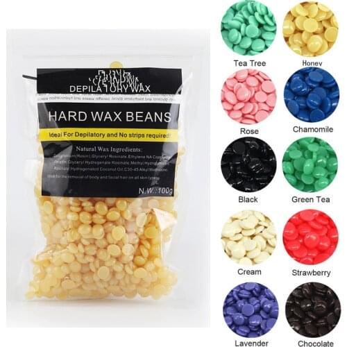 Multi Flavors 50g/Pack Depilatory Wax Beans Solid Hard Wax Beans Unisex Armpit Arm Legs Epilation Private Hair Removal