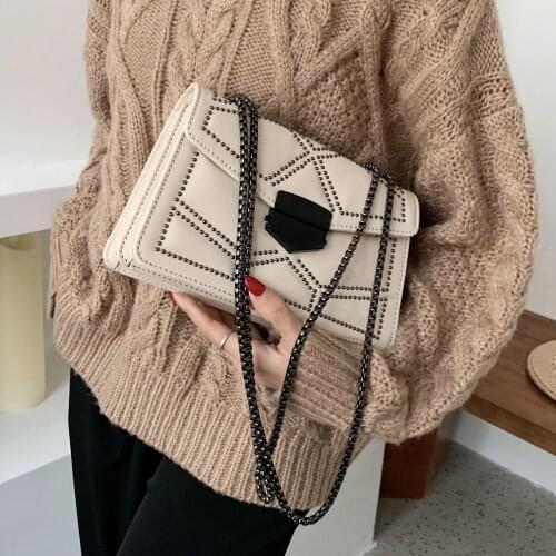 Jin Mantang Patent Leather Glossy Crossbody Bags for Women 2021 New Chain Shoulder Messenger Bag Fashion Handbags and Purses