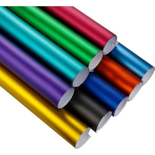 1.52x0.5m/60"X20" Car Styling PVC Vinyl Wrap Plating Matte Film Ice Sticker Decorative Auto Film Sheet For Car Body DIY