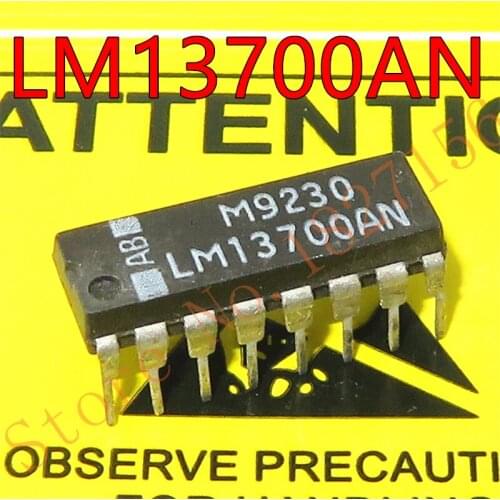 10PCS LM13700AN LM13700N DIP- New and original