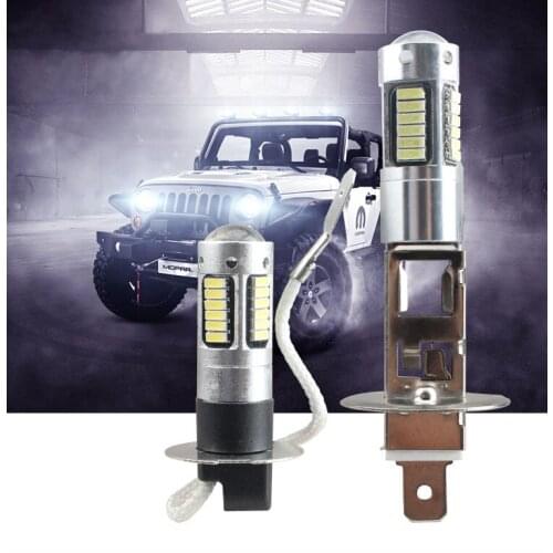 2PCS Mini H4 Automotive LED High-power Super Bright Lights 100W 20LED Car Fog Lamp Car Light Accessories Auto LED Lamps