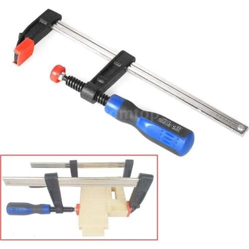 50x100-300mm Heavy Duty F Clamp For Guide Rail System Bar Quick Release Wood Clamping F Clamps for Woodworking Carpenter Tool