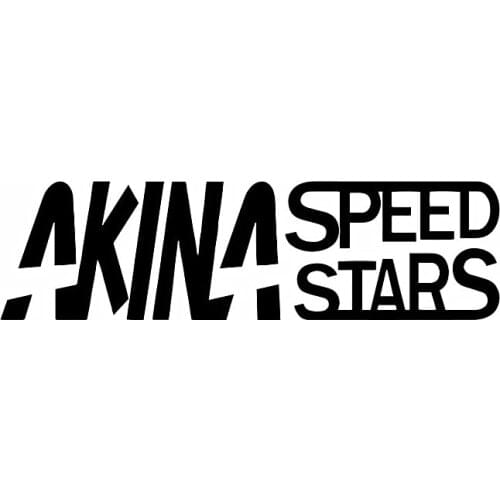 Aliauto AKINA SPEED STARS Car Sticker Funny Vinyl Automobile Stickers Cars Accessories Waterproof Sticker Sunscreen,12CM*3CM
