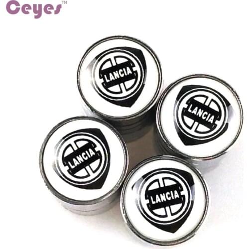 CEYES Excellent Car-Styling Auto Stickers Emblems Caps Airtight Cover Case For Lancia Badge Accessories Kappa Delta Car Styling