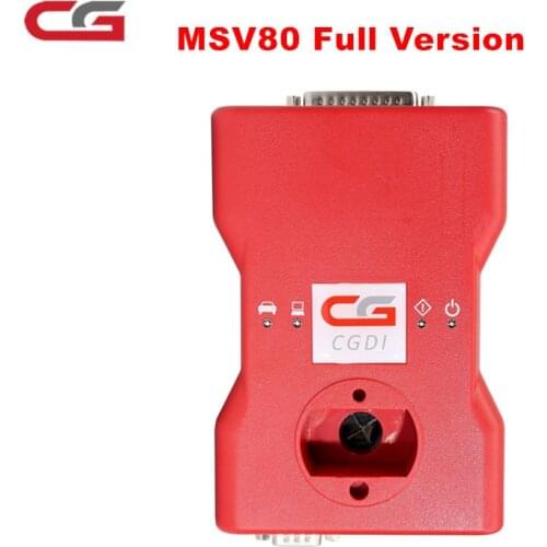 CGDI Prog For BMW MSV80 Auto key programmer With For BMW FEM/EDC Function Get Free Reading 8 Foot Chip Free Clip Adapter