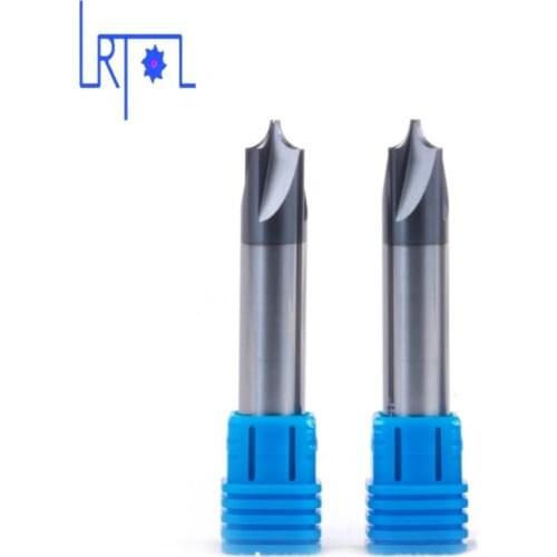 R0.3-R6 *50 60 75mm solid tungsten carbide inside concave Radius end mill for steel chamfer cutter cnc cutter bits