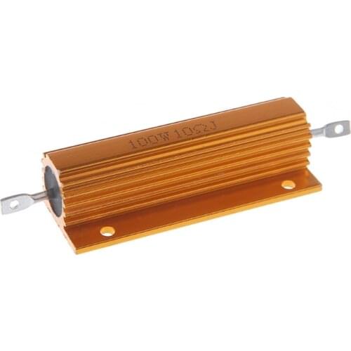 100W Shell Power Aluminum Housed Case Wirewound Resistor 1/2/4/6/8/10 Ohm New