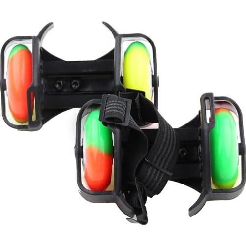 Stable 4 Wheel Flashing Roller Skating Shoes Whirlwind Pulley Flash Wheel heel Roller Skates Sports Roller skate Shoes