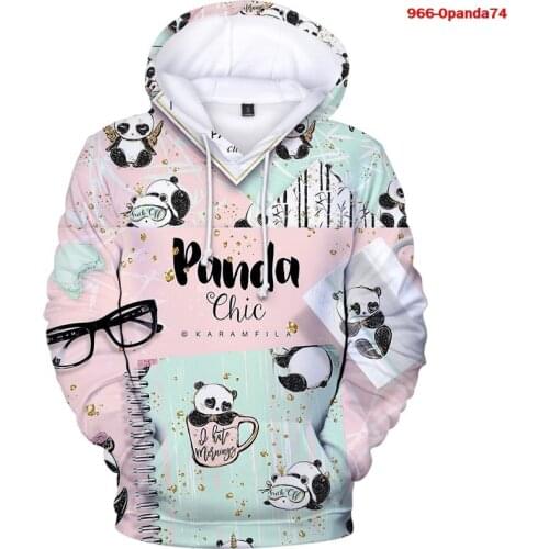 2021 New Chinese Panda 3D Printed Hoodies Men/Womens Sweatshirt Harajuku Pattert Cute Pullovers Fashion kids hoodie Oversized