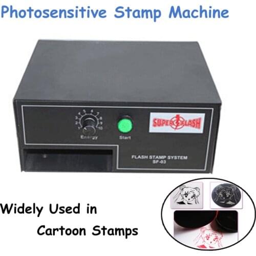 Flash Stamp System 220V Photosensitive Portrait Flash Stamp Machine Kit Selfinking Stamping Making Seal System JJ-D9