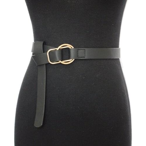 Women Designer Wide Corset Leather Belt Female Tie Obi Waistband Fashion Bow Leisure Belts for Ladies Wedding Dress Waist Strap