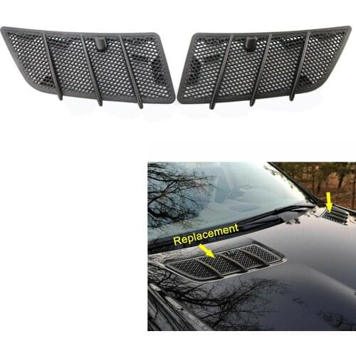 1 Pair Hood Air Vent Grille Cover For Benz W164 GL350 GL450 ML350 ML450 2008-11