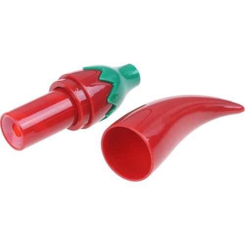 1PCS Red Empty Cosmetic Packaging Cosmetic Containers Lipstick Tube Pepper Lipstick Tubes DIY Cream Jars