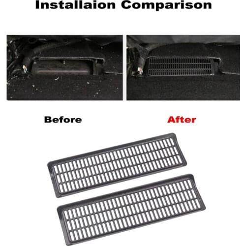 2pcs/Set Car Air Under Seat Air Conditioner Duct Outlet Covers For Tesla Model Y Car Styling Interior Modification Accessories