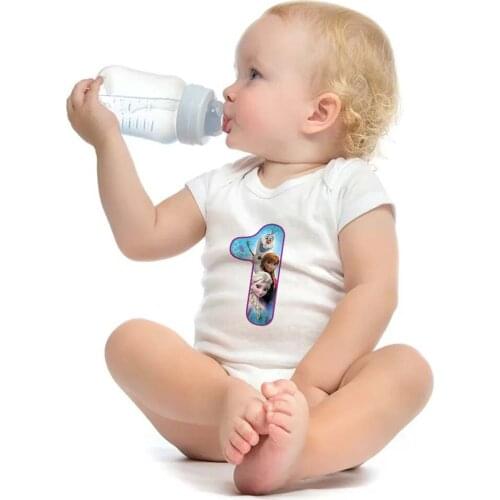 2021 1PC Baby Boy Clothes BodysuIts Baby Girl Clothes Princess Girls Clothing Unisex 0-12M Baby Bodysuits Roupas de bebe