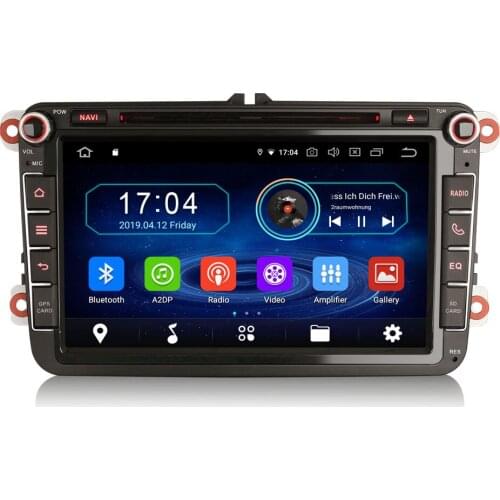 8" Android 10.0 OS Car DVD Multimedia GPS Radio System Player for Seat Alhambra 2010-2016 Toledo 2004-2015 Leon MK2 2004-2013
