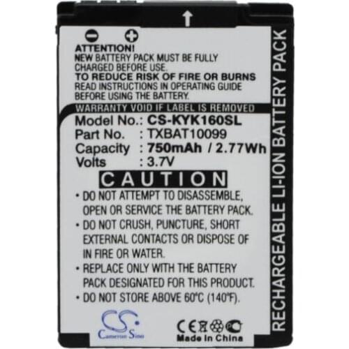 Cameron Sino 750mAh battery for KYOCERA Candid KX16 Dorado KX12 KX13 KX16 KX160 Xcursion KX160 TXBAT10099