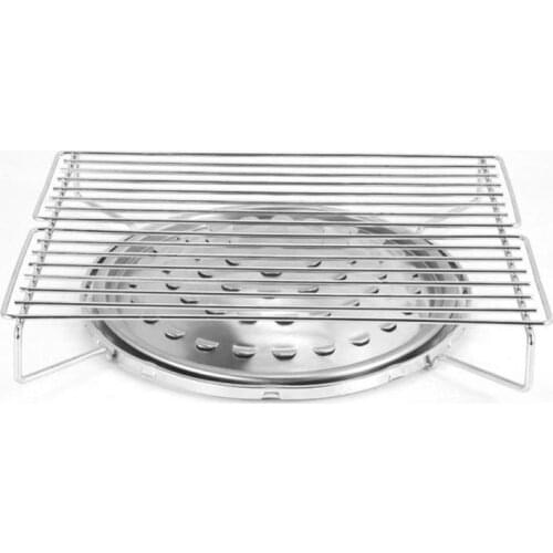 Barbecue Accessories BBQ Tool Table Top Portable Gas Barbeque BBQ Cooker Stove Grill Picnic Beach Home Non-Stick Grilling Shelf