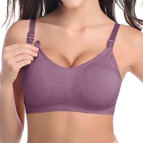 Maternity Bras Wirefree Nursing Bra Panties Set Pregnancy Clothes Prevent Sagging Breastfeeding Womens Breathable Lactancia Bra