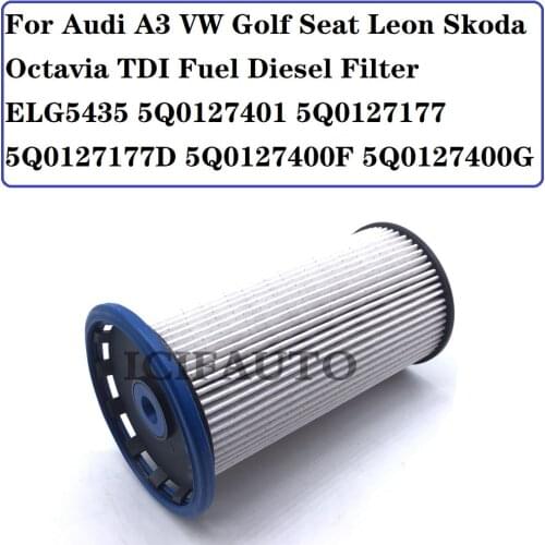 New For Audi A3 VW Golf Seat Leon Skoda Octavia TDI Fuel Filter Diesel Filter 5Q0127177B , 5Q0127177A , 5Q0127177C
