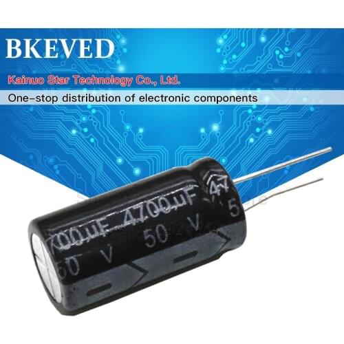 2PCS 50v4700uf 4700uf50v 18*35 50v 4700uf 18x35 Electro Electrolytic capacitor