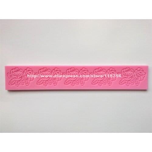 Best Seller! Free Shipping Fondant Cake Flower Lace Silicone Mold Sugar Paste Sugar Art Tools Cake Decoration 612