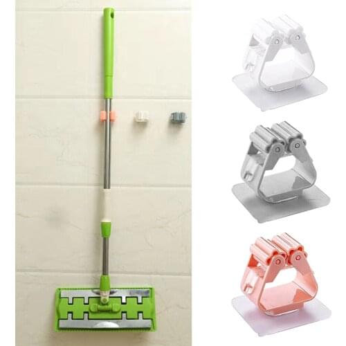 Multi-functional Broom Holder Broom Hanger Storage Rack Organizer Wall Mop Umbrella Holder home Brush Broom Hanger Storage Rack
