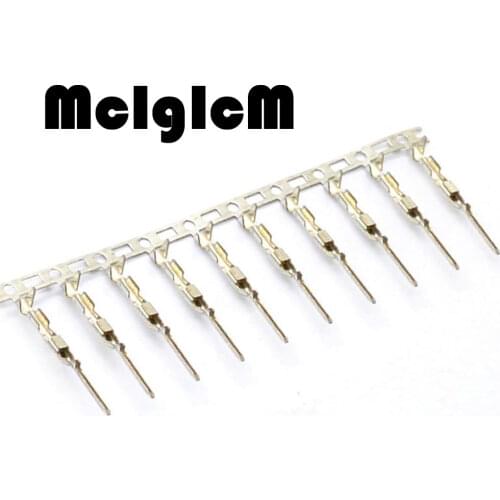 200pcs/lot Dupont Jumper 2.54mm Terminals Dupont Jumper Wire Cable Terminal 2.54mm male, Pin Crimp Terminal Connector