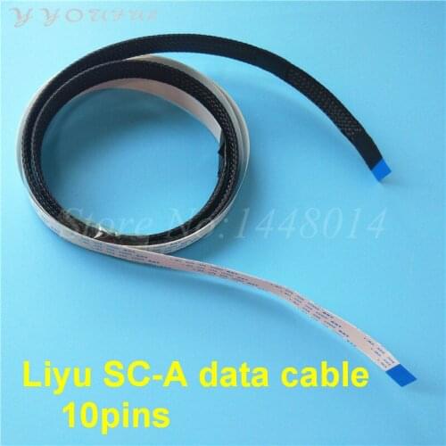 Cutting Plotter Liyu SC-A FFC Flat Data Cable 10pins SC631A SC801A SC1261A Carriage Long Data Cable SC-631A SC-801A Cable