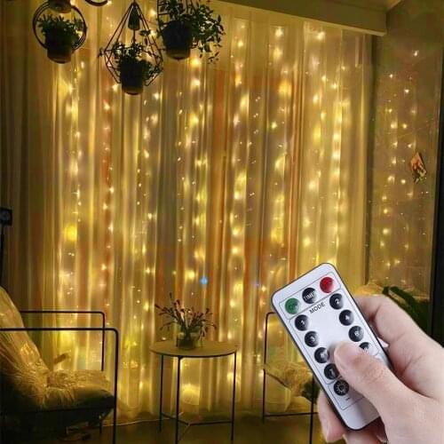Christmas Light Fairy String Lights LED Garland Curtain Light Festoon Light Christmas Home Decorative New Year Holiday Lighting
