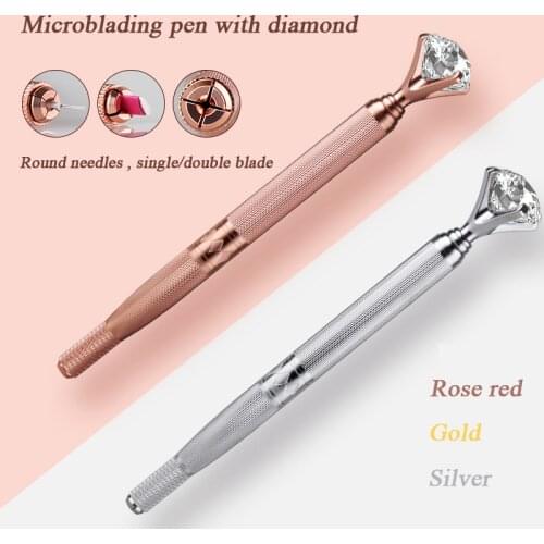 Professional Microblading Manual Pen for Permanent Makeup Embroidery Eyebrow Lip Tattoo Pen Hand Tools PMU Accessory Supplies