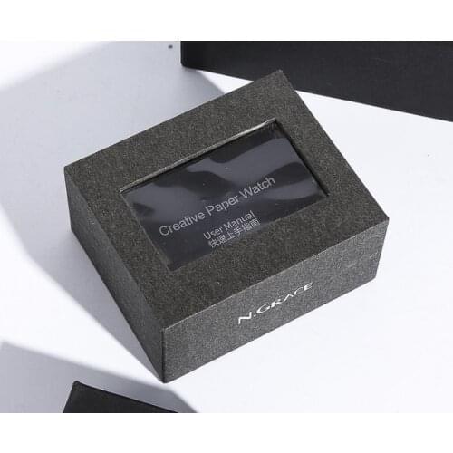 Handmade Customized Small Ring Box Packaging With Glossy Finish,Luxury Custom Black Card Packaging Paper Gift Boxes ---XP0905