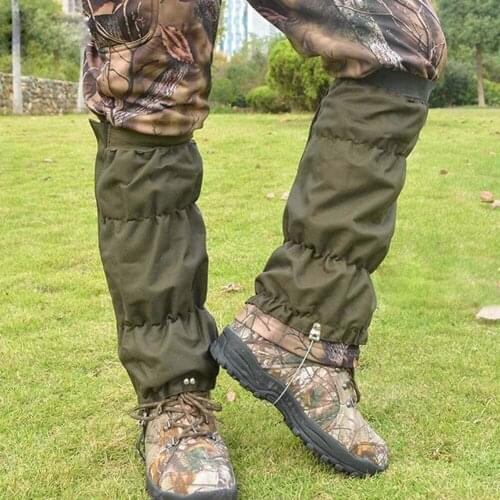 Unisex Waterproof Outdoor Legging Gaiter Hunting Camping Hiking Climbing Leg Knee Pads Boots Gaiters Shoes Cover for Men Women