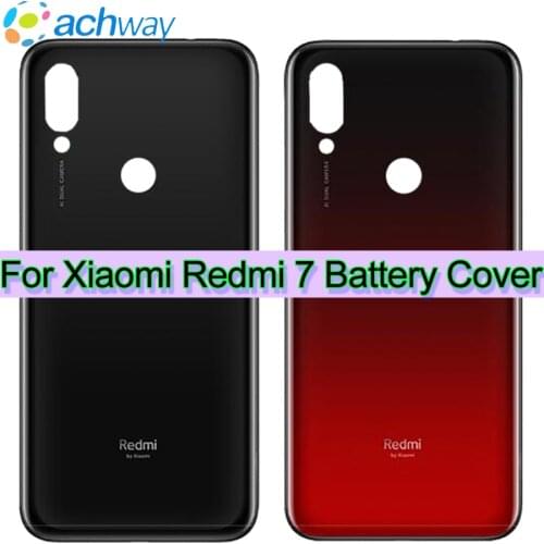 For Xiaomi Redmi 7 Back Battery Door Housing Cover for Redmi 7 Redmi7 Battery Cover Door For Redmi 7 Back Cover Replacement