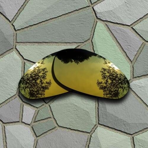 Yellow Golden Sunglasses Polarized Replacement Lenses for Oakley Straight Jacket 1999