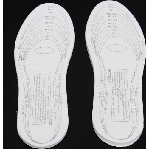1pair pillow slow memory space recovery insole mens ladies relieve foot pain massage comfort reduce vibration memory insole