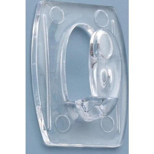 6/20pcs Seamless Transparent Removable Hook Strong Bedroom Plastic Kitchen Tools Wall Rack Adhesive Hanger