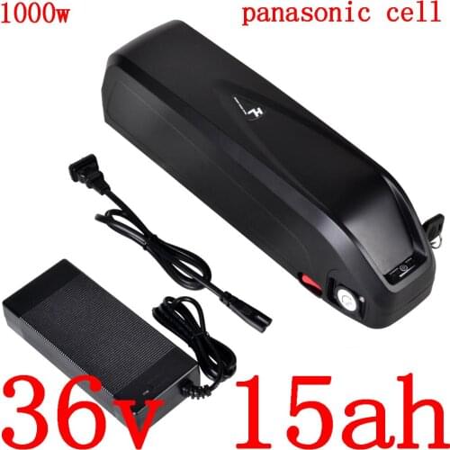 36V 250W 350W 500W 1000W electric bicycle battery 36V8AH 11.6AH 12AH 14.5AH 15AH 17.4AH 20AH lithium battery use panasonic cell