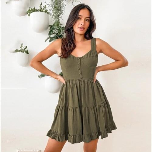 Ardm Green Summer Dresses