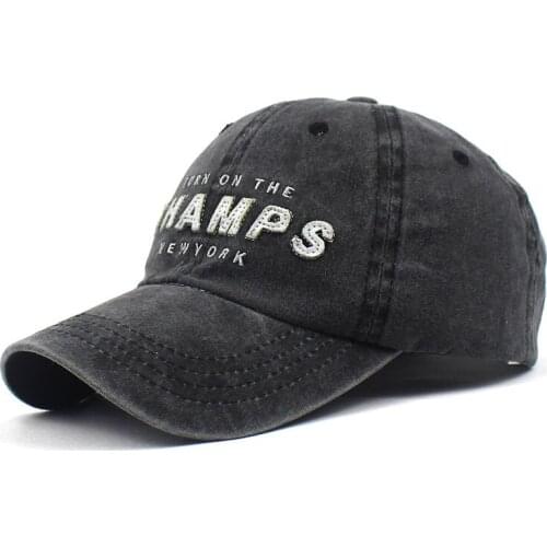 Baseball Cap Washed Cotton Mens Cap Hat Ladies Letter Embroidered Hat gorras snapback hat