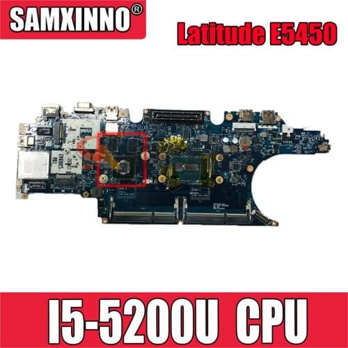 For DELL Latitude E5450 I5-5200U Laptop Mainboard CN-04CNY4 ZAM70 LA-A901P SR23Y Notebook Motherboard